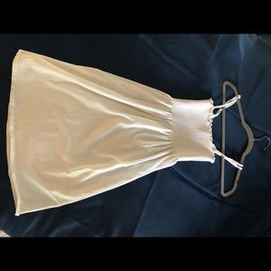 Ann Taylor Loft strappy white dress/cover up.